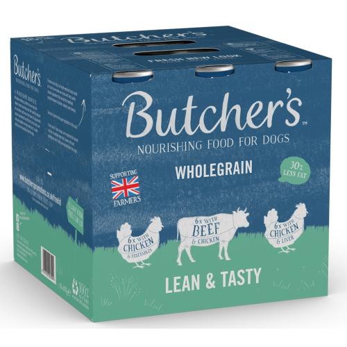 Butchers Lean & Tasty Wet Dog Cans - 18 x 400g